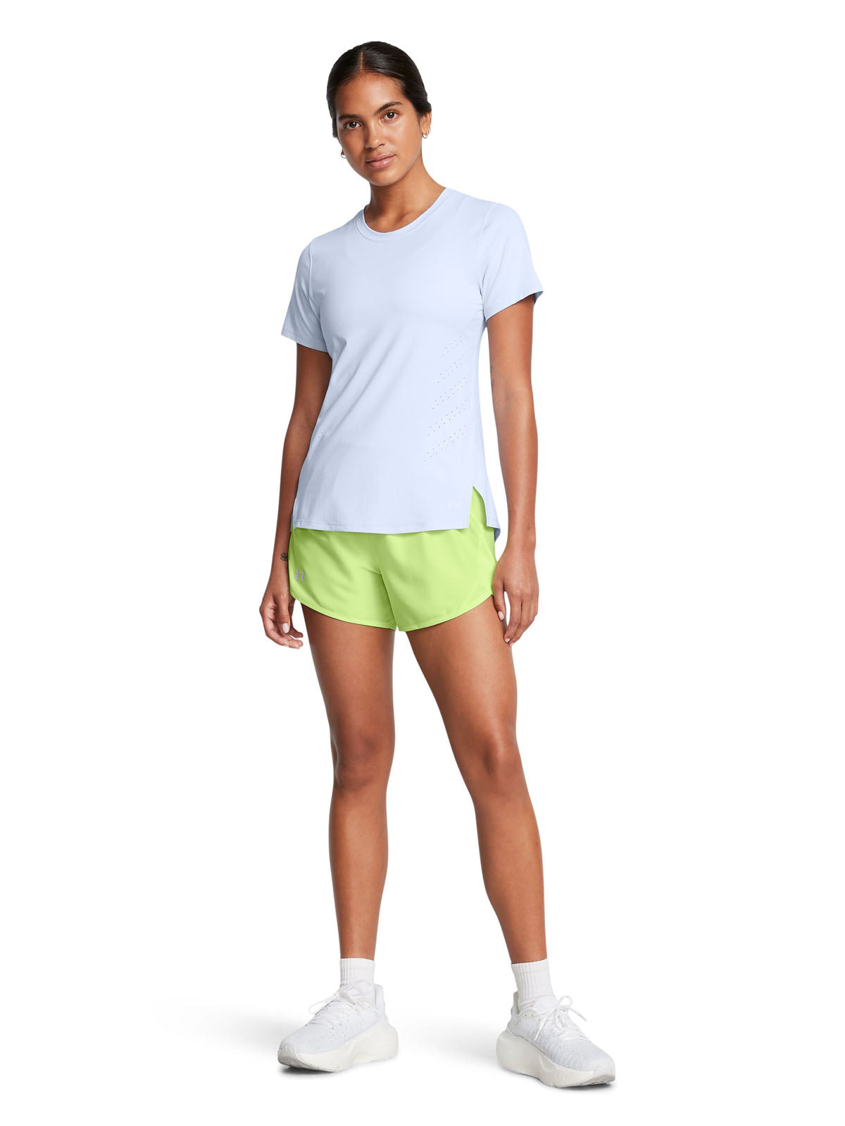 Shorts UA Fly-By de 3" para mujer
