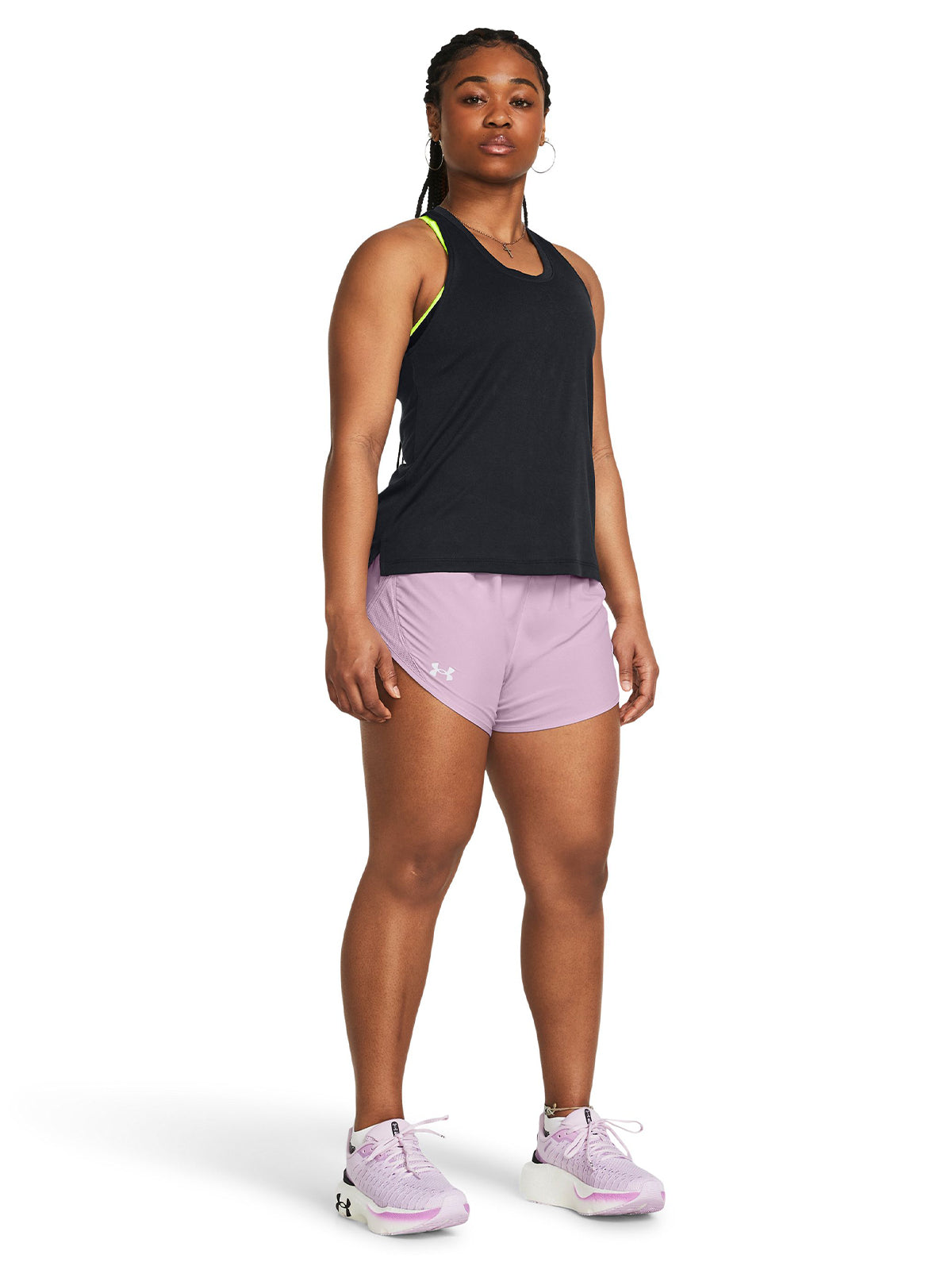 Shorts  UA Fly-By de 3" para mujer
