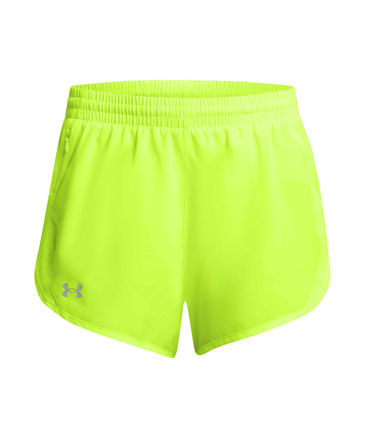 Shorts Under Armour fly-by amarillo para mujer