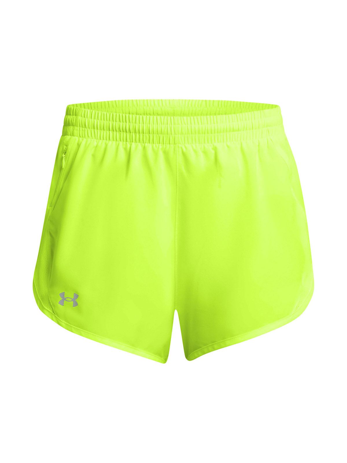 Shorts Under Armour fly-by amarillo para mujer