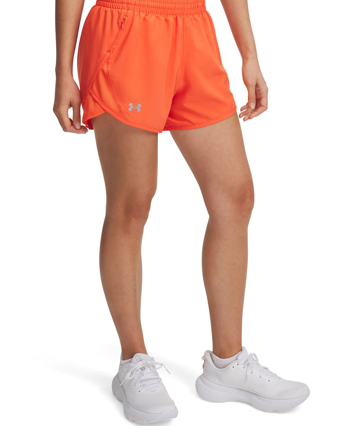 Shorts Under Armour fly-by naranjo para mujer