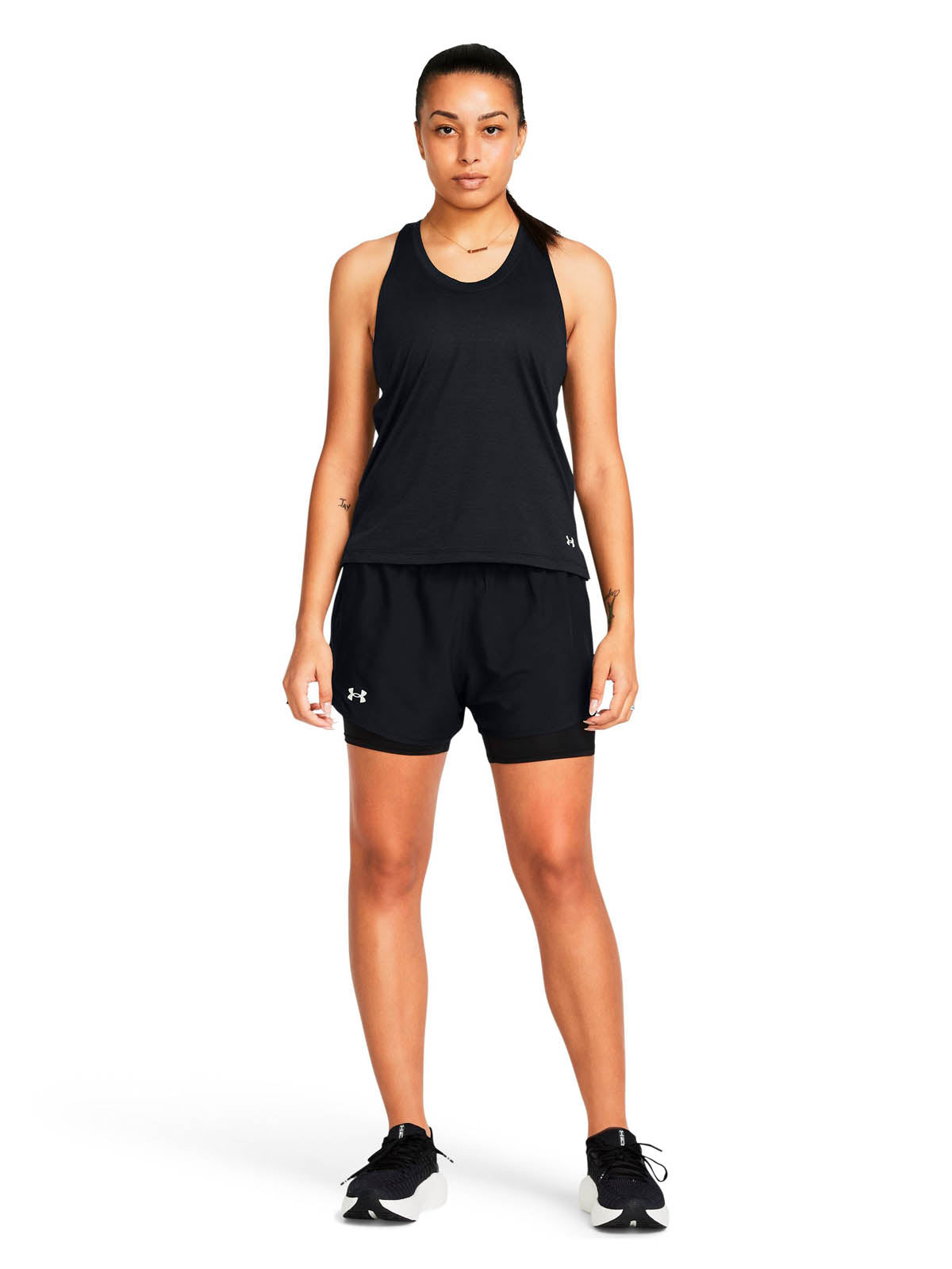 Shorts Under Armour Fly-By 2 en 1 para mujer