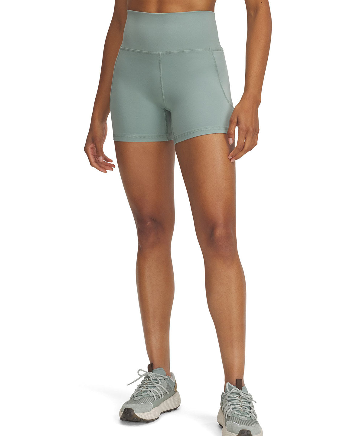 Calzas Under Armour meridian middy verde para mujer