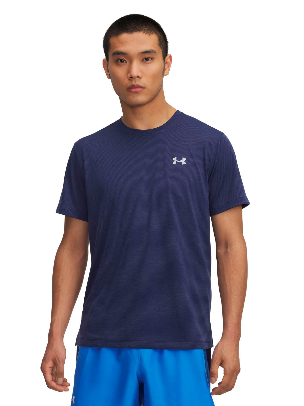 Polera Manga Corta Running para Hombre Launch Azul Under Armour