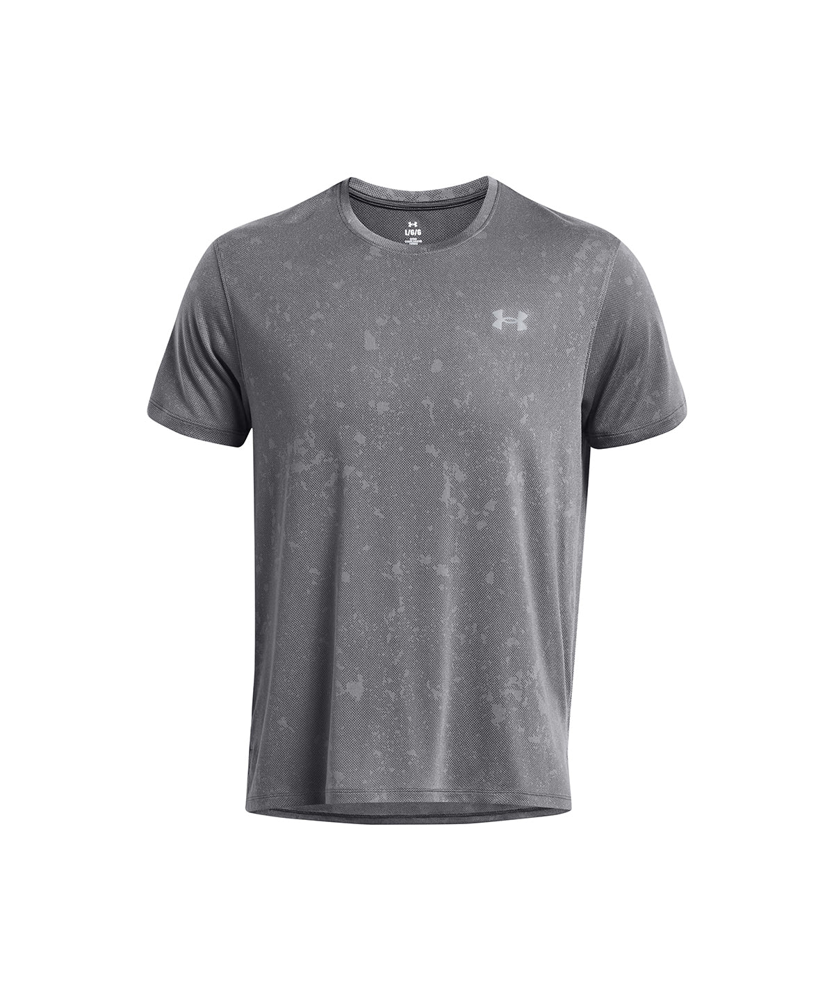 Polera manga corta UA Launch Splatter para hombre