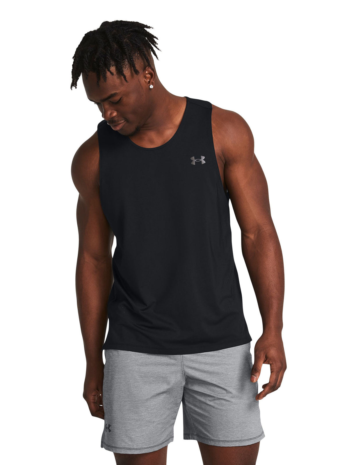 Polera sin mangas UA Launch Elite para hombre