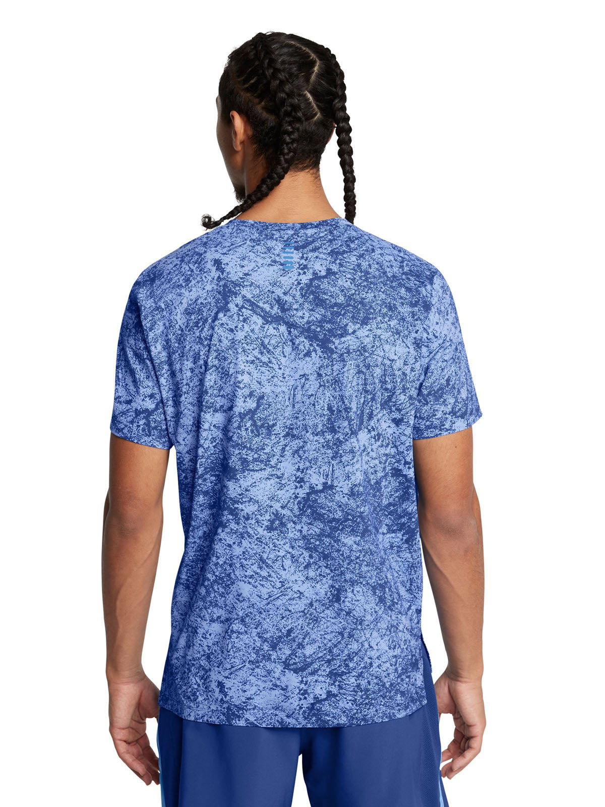 Polera manga corta UA Launch Elite Wash para hombre