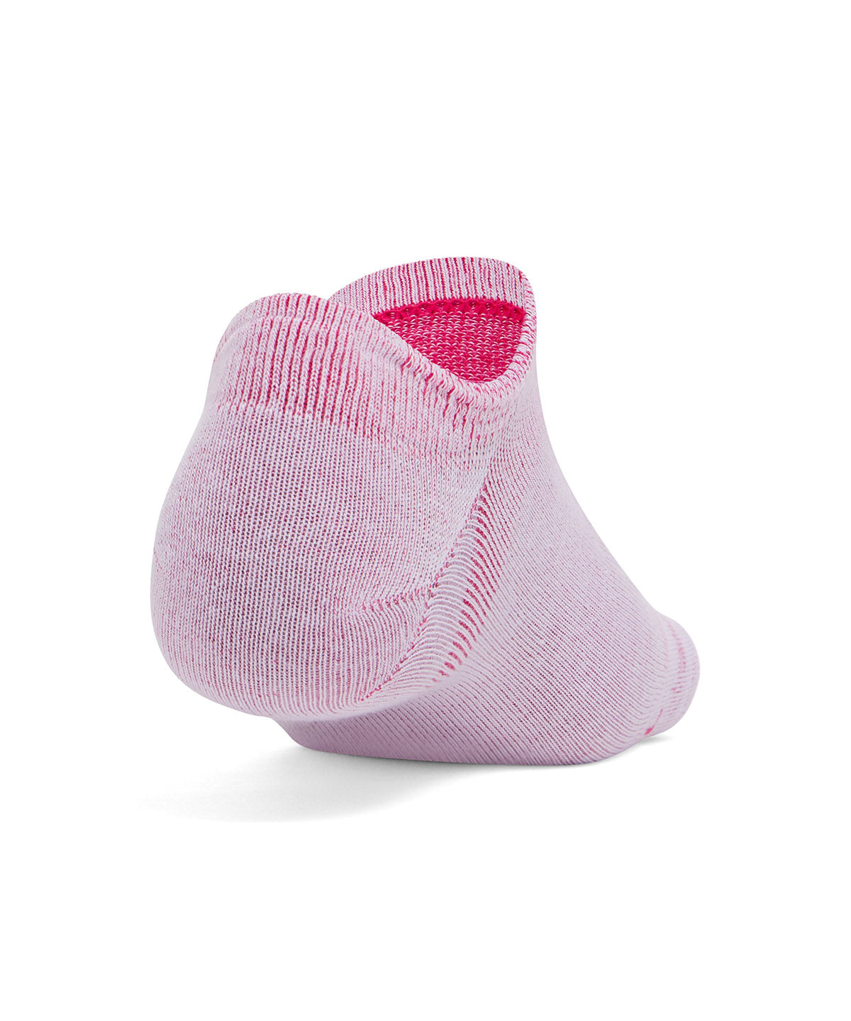 Calcetines unisex Under Armour essential 3-pack no-show morado