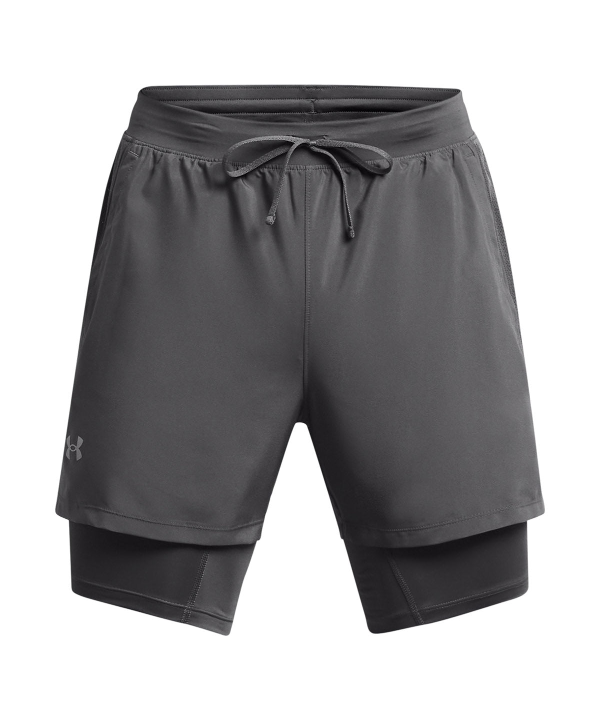 Shorts UA Launch 2 en 1 de 5" para hombre