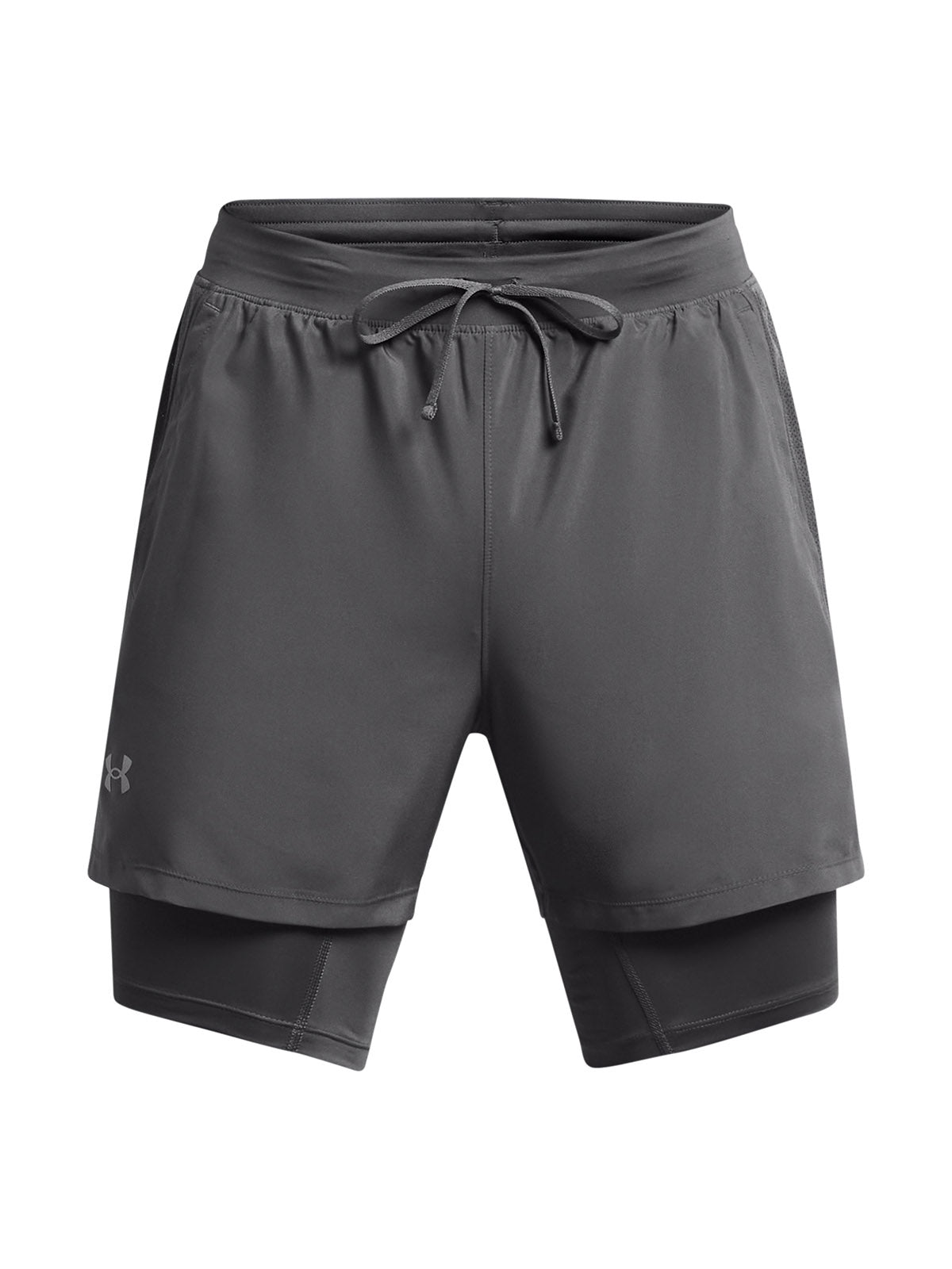 Shorts UA Launch 2 en 1 de 5" para hombre