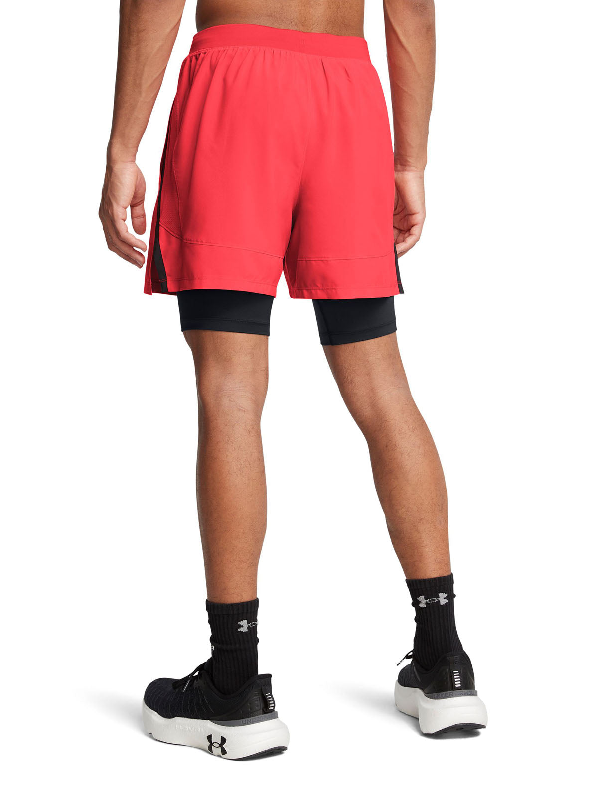 Shorts UA Launch 2 en 1 de 5" para hombre