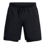 Shorts UA Launch 2 en 1 de 7" para hombre