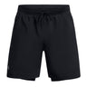 Shorts UA Launch 2 en 1 de 7" para hombre