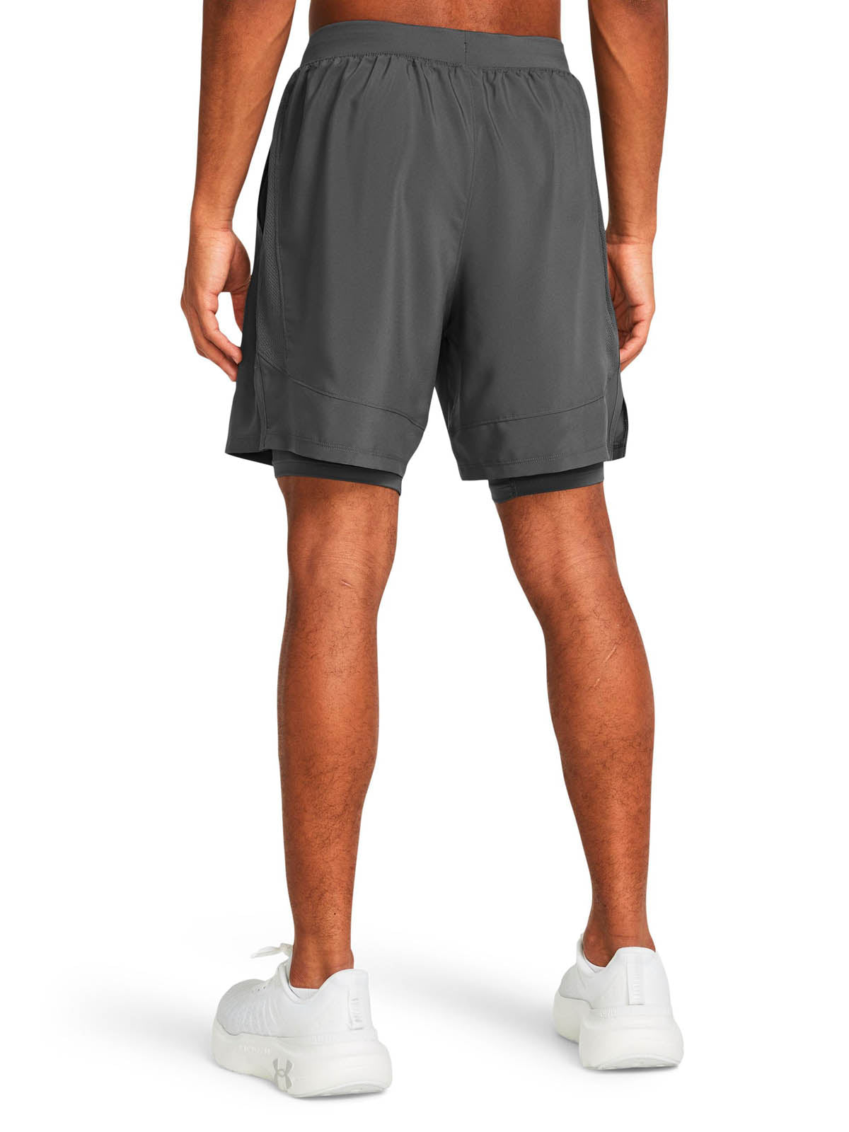 Shorts Under Armour Launch 2 en 1 de 7" para hombre