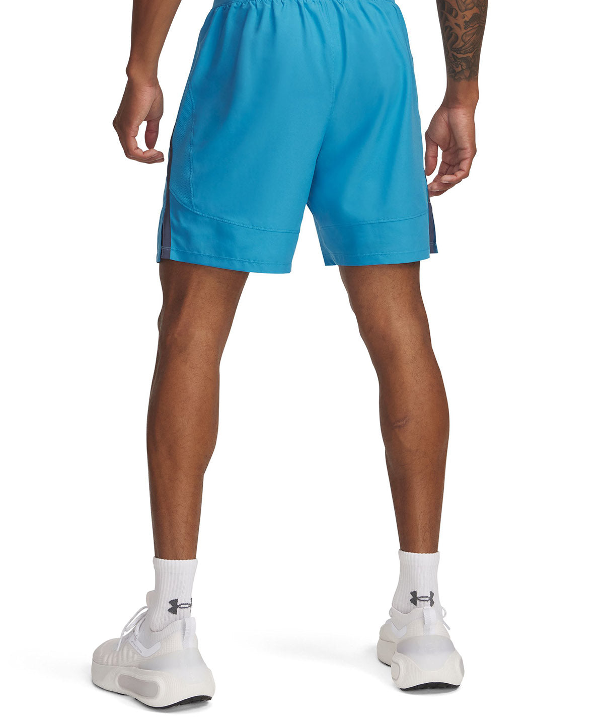 Shorts Under Armour launch 2-en-1 azul para hombre