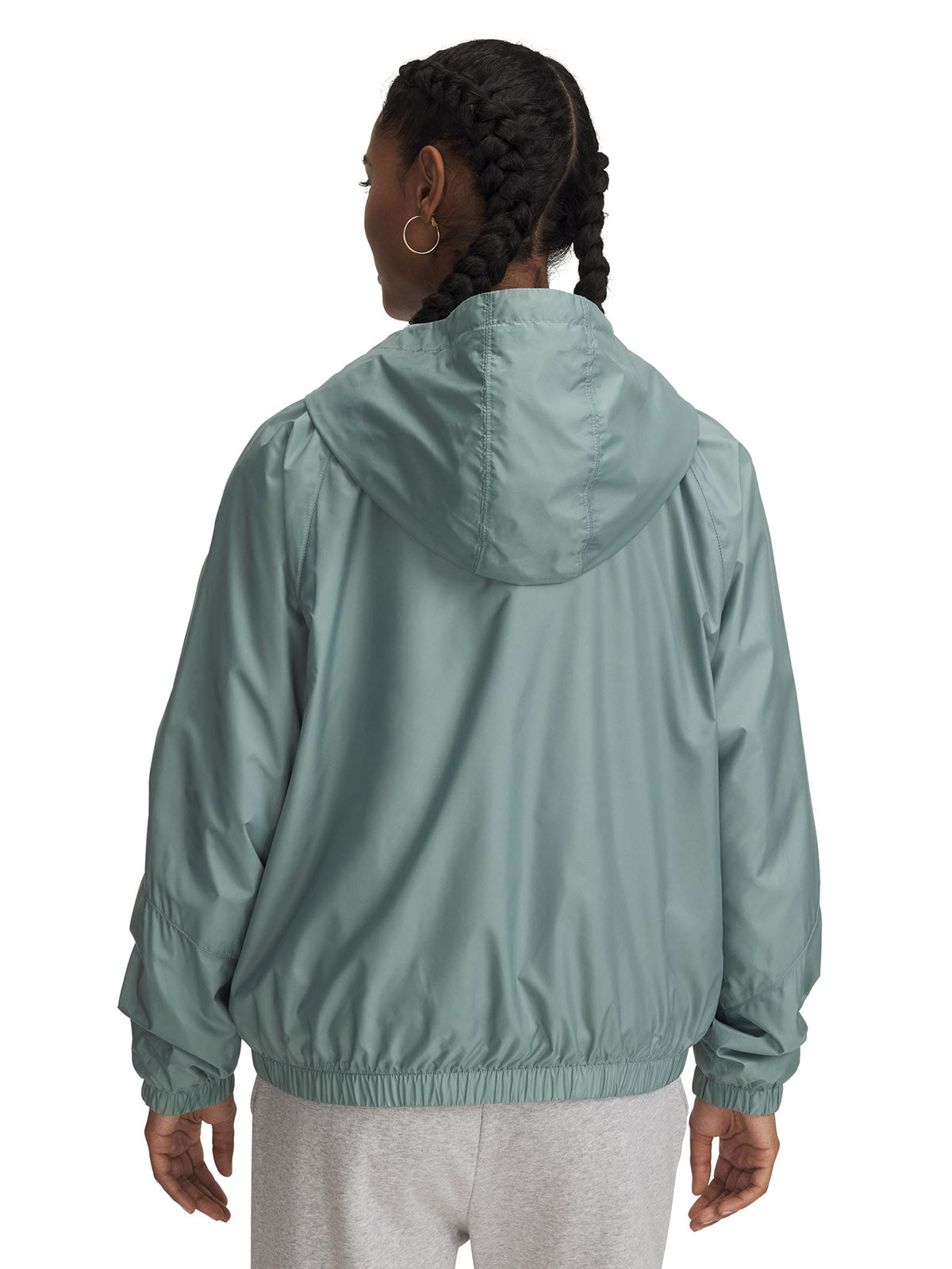 Cortaviento mujer Under Armour Rival sport verde