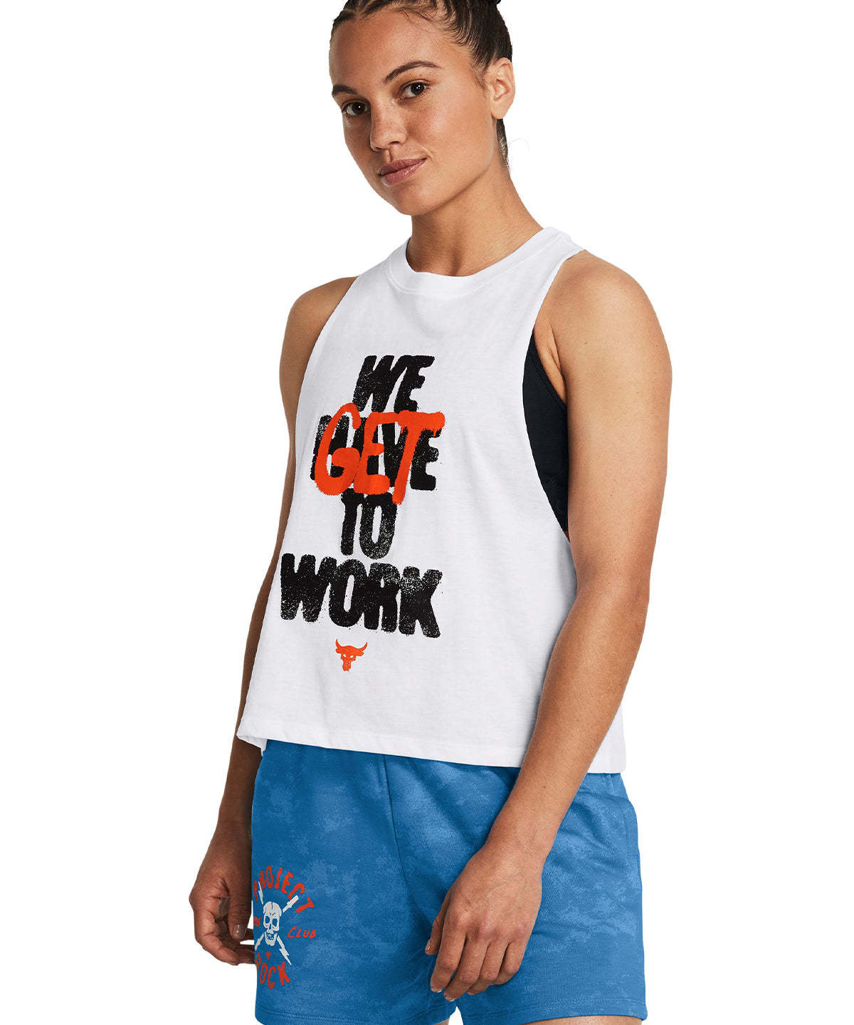 Polera sin mangas Project Rock para mujer