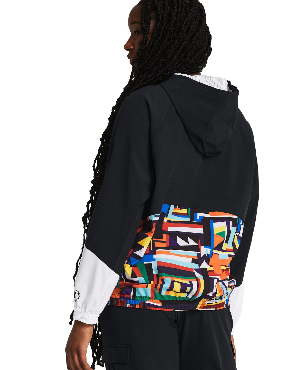 Chaqueta cargo UA Woven BHM para mujer