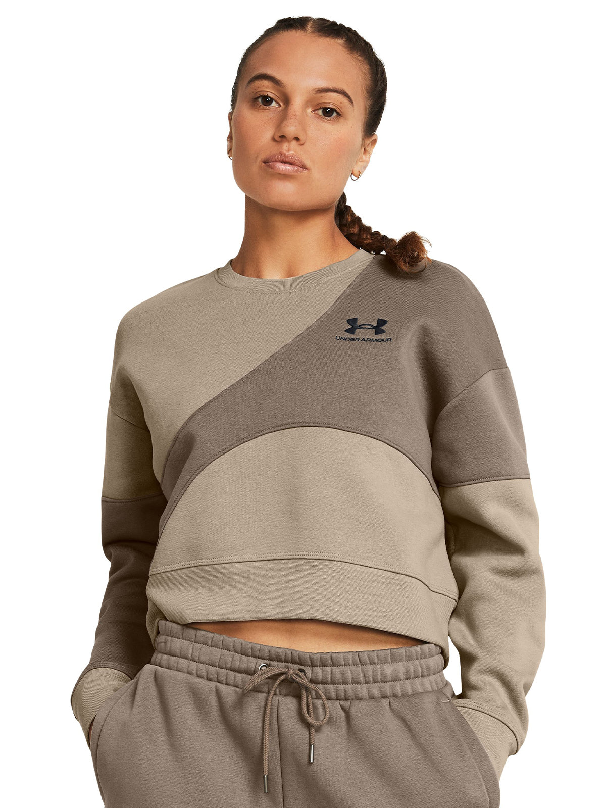 Polerón UA Essential Fleece Icon para mujer
