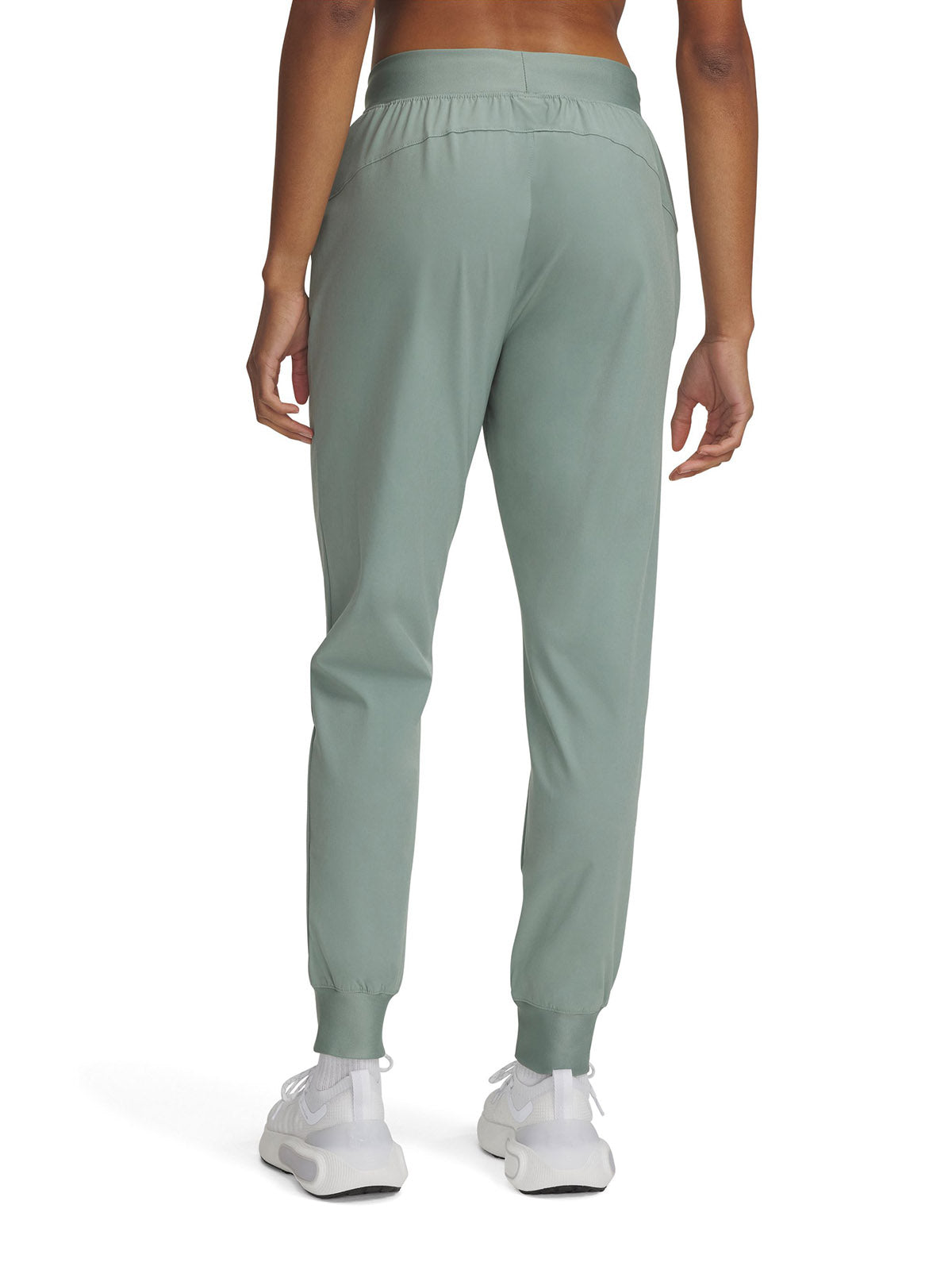 Pantalón Under Armour Rival tiro alto verde para mujer