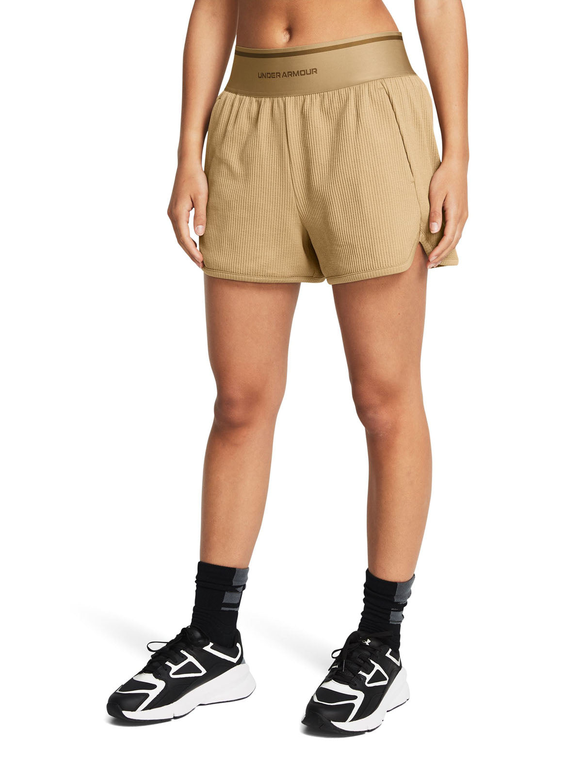 Shorts UA Journey Rib para mujer