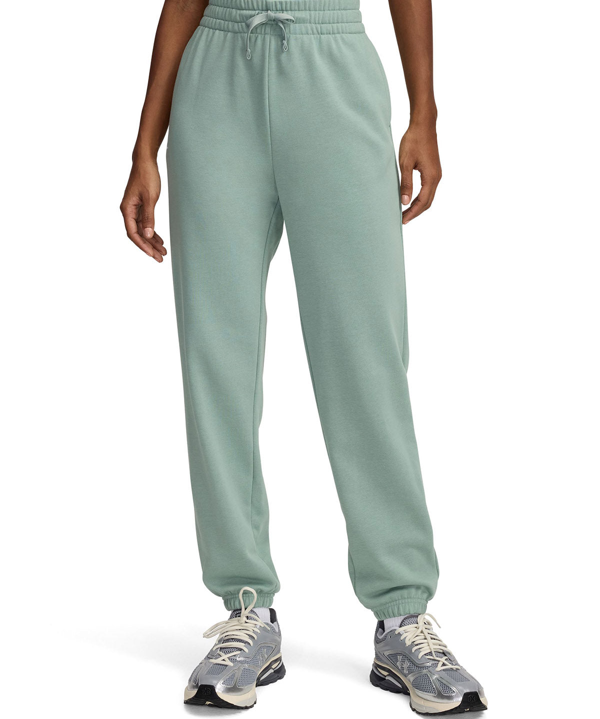 Jogger Under Armour Rival terry verde para mujer