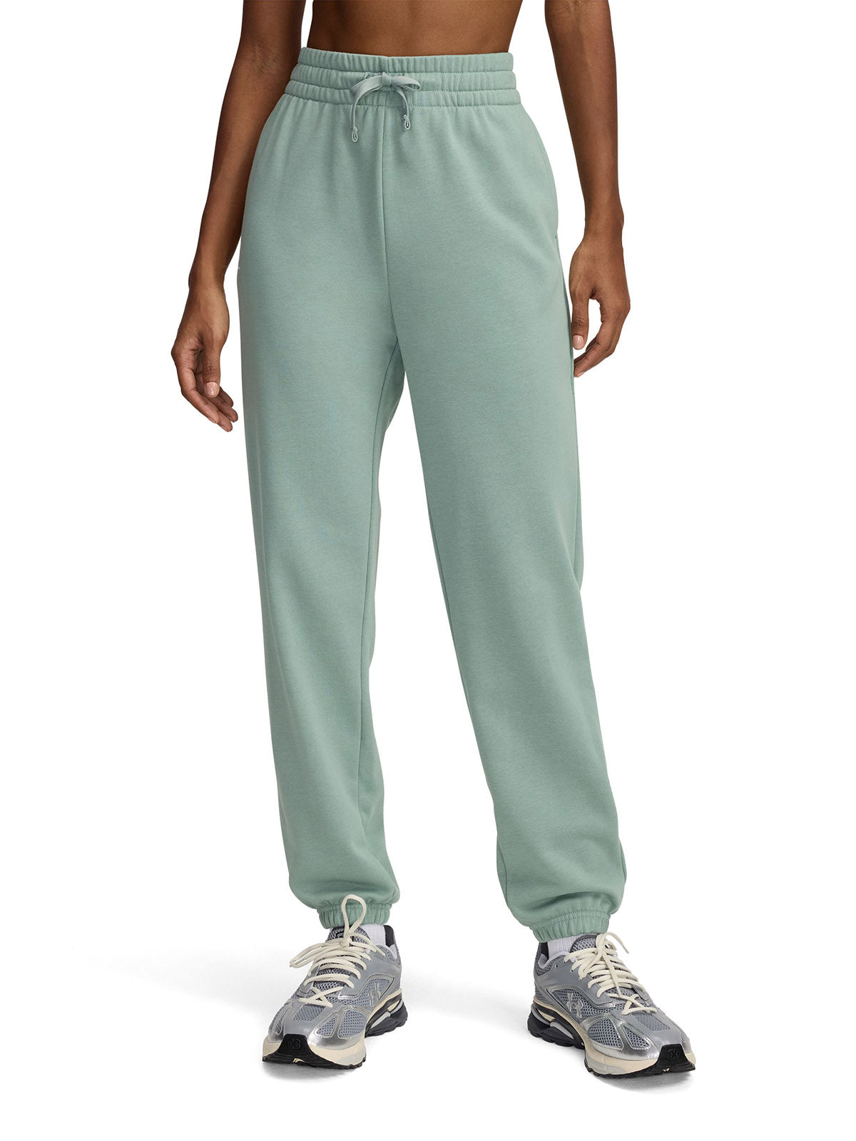 Jogger Under Armour Rival terry verde para mujer