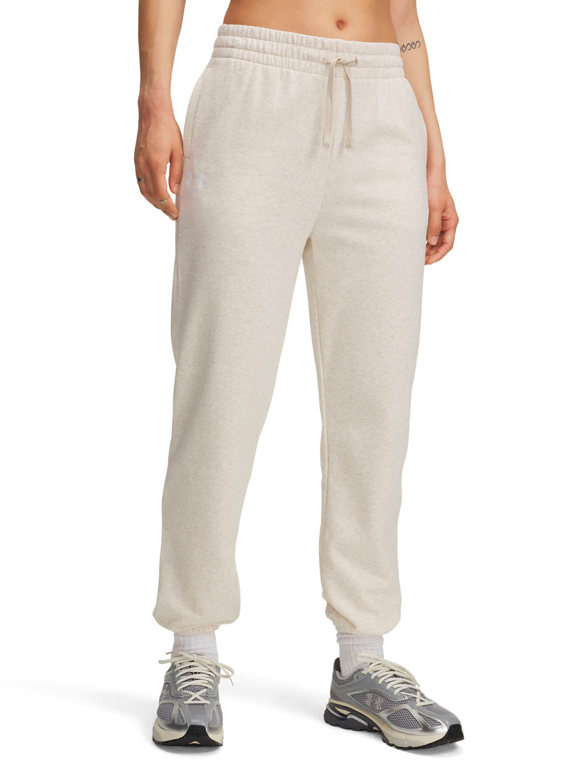 Buzo Lifestyle para mujer Rival Terry café Under Armour