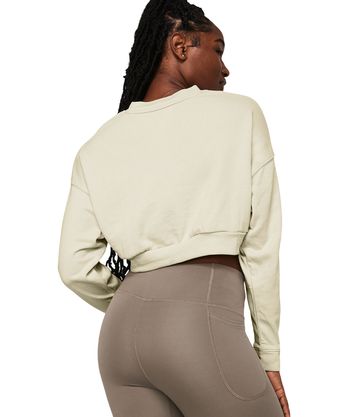 Polerón Crop UA Rival Terry para mujer