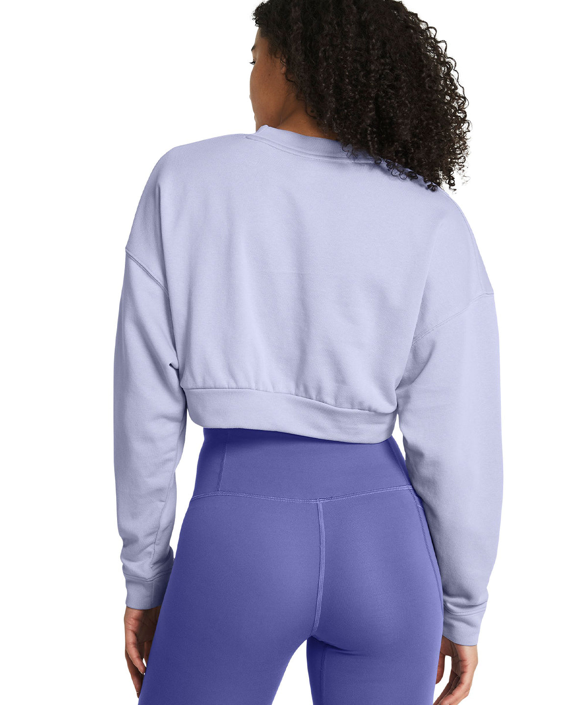 Polerón Crop UA Rival Terry para mujer