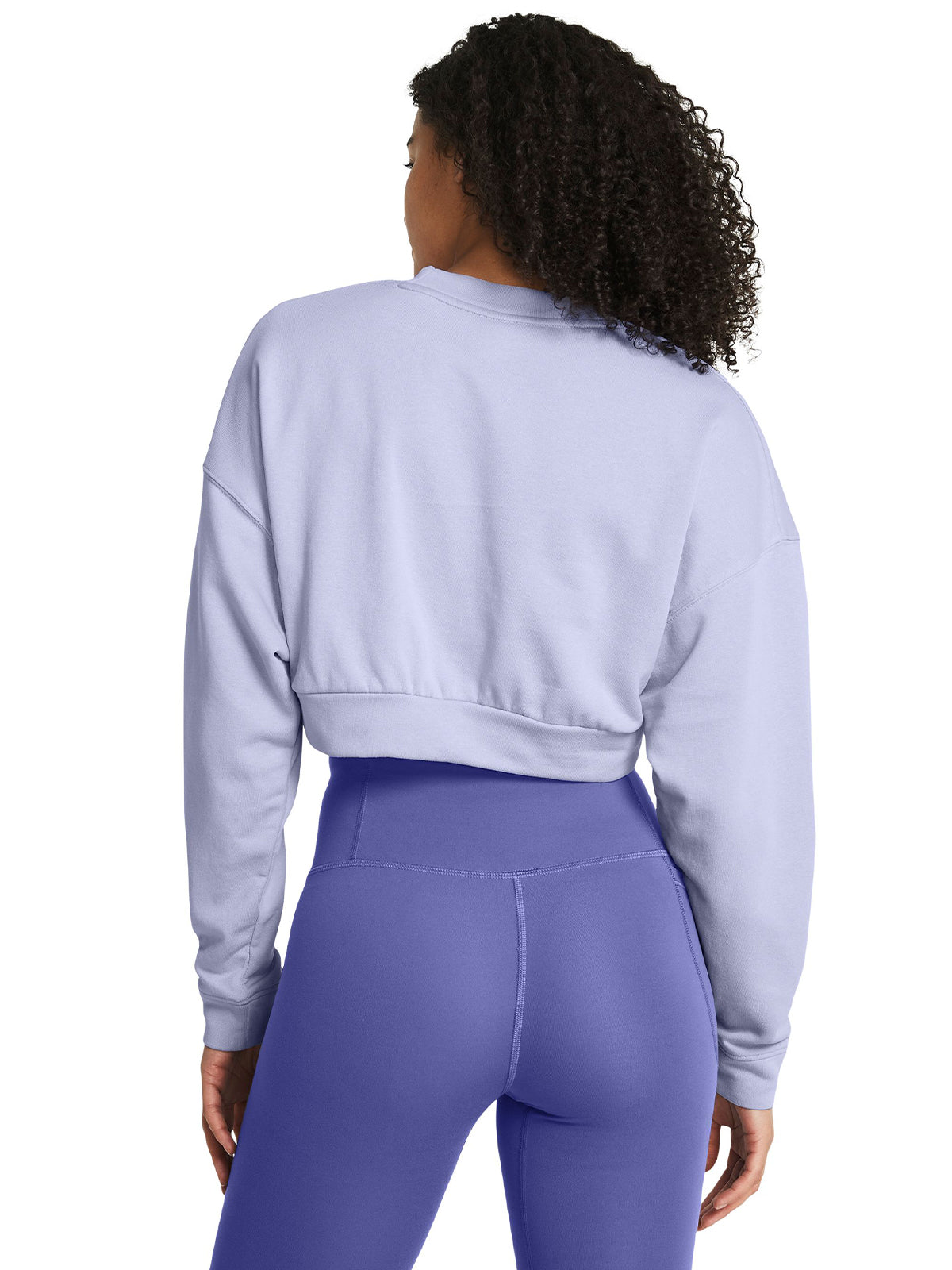 Polerón Crop UA Rival Terry para mujer