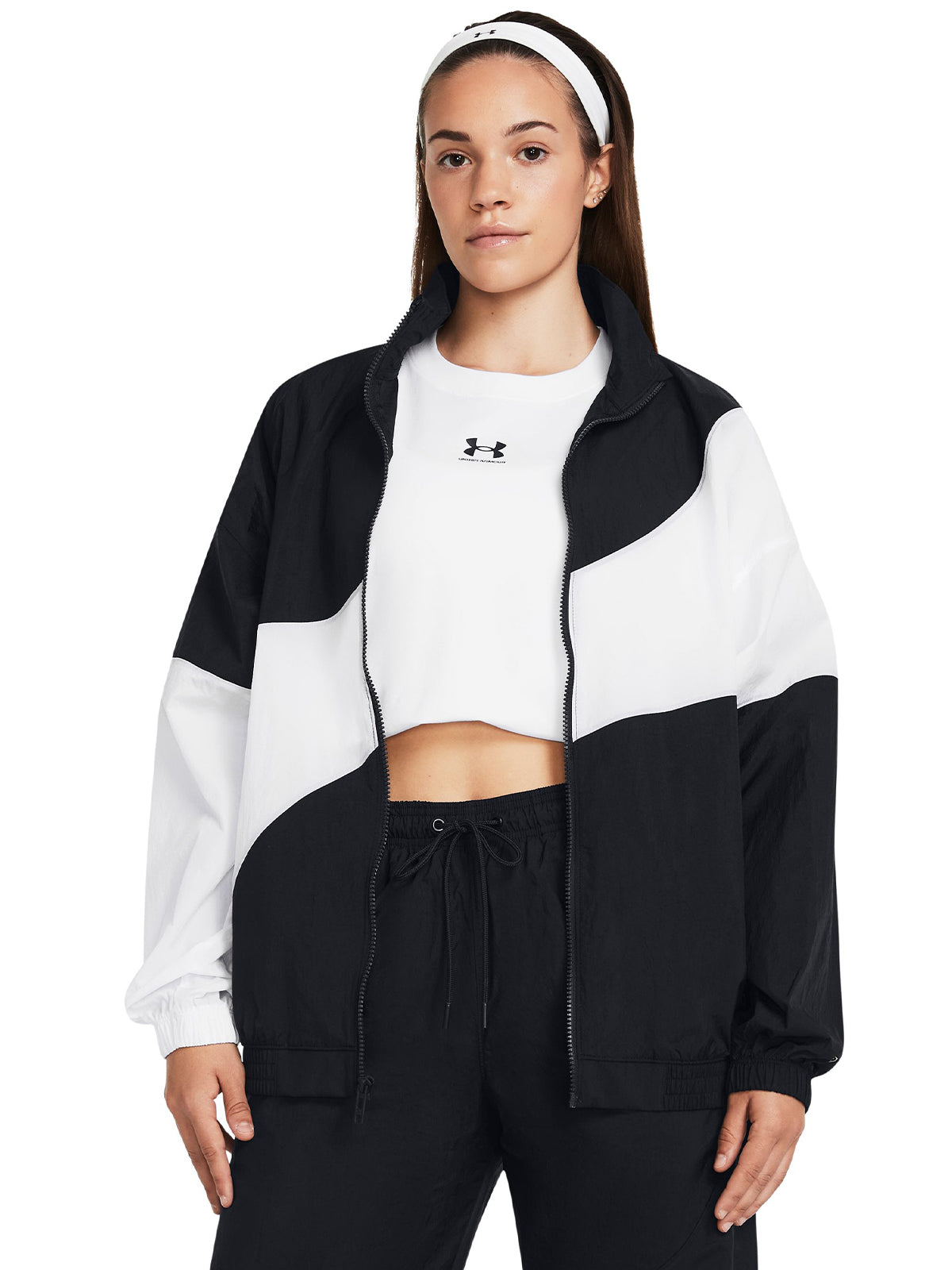 Chaqueta arrugada UA Legacy para mujer