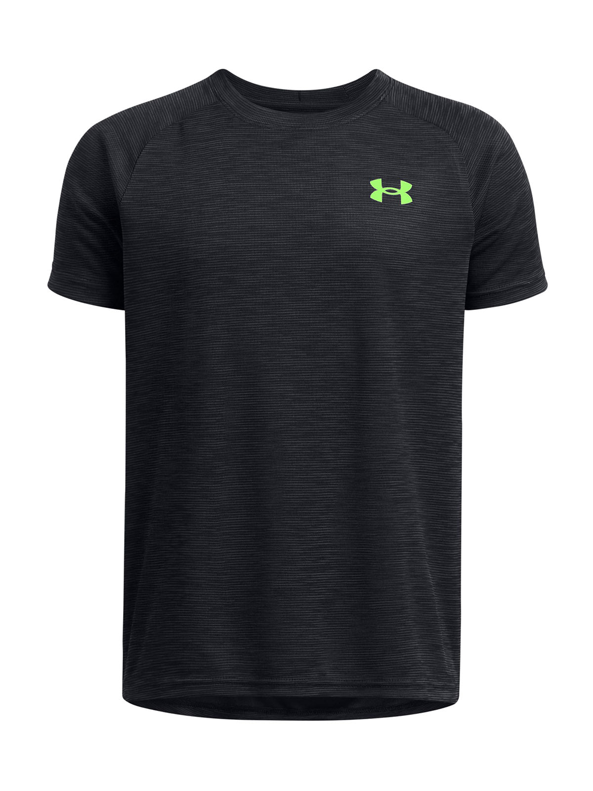 Polera manga corta Under Armour tech negro para niños