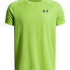 Polera manga corta de entrenamiento para hombre Tech Textured verde Under Armour