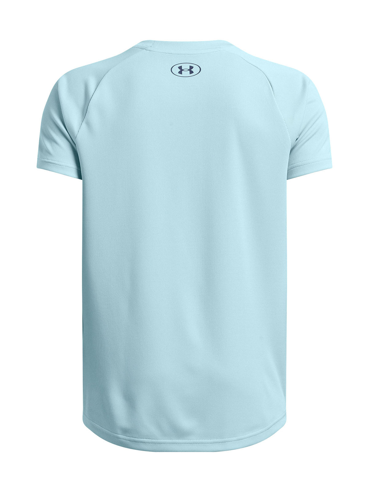 Polera manga corta Under Armour tech azul para niños