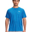 Polera manga corta de entrenamiento para hombre Tech Textured azul Under Armour