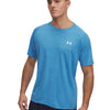 Polera manga corta Under Armour tech azul para hombre