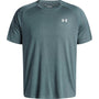 Polera manga corta de entrenamiento para hombre Tech Textured azul Under Armour