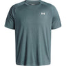 Polera manga corta de entrenamiento para hombre Tech Textured azul Under Armour