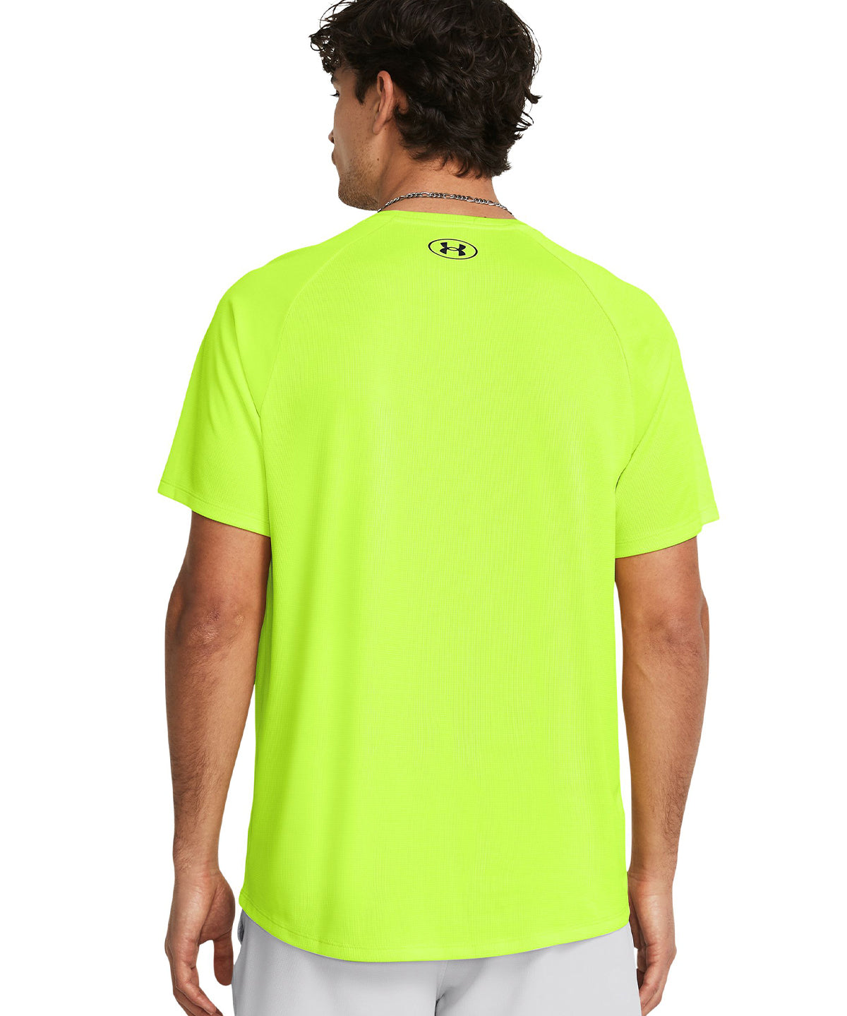 Polera manga corta texturizada UA Tech¿ para hombre