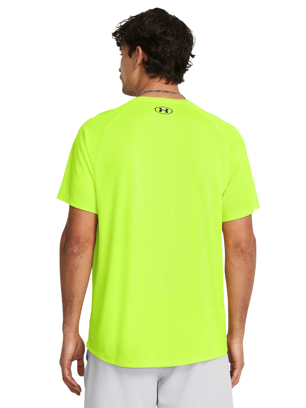 Polera manga corta texturizada UA Tech¿ para hombre