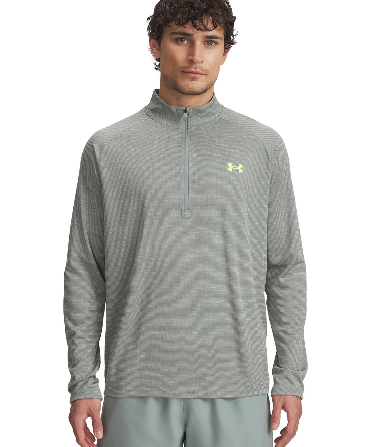 Polerón Under Armour tech ½ cierre verde para hombre