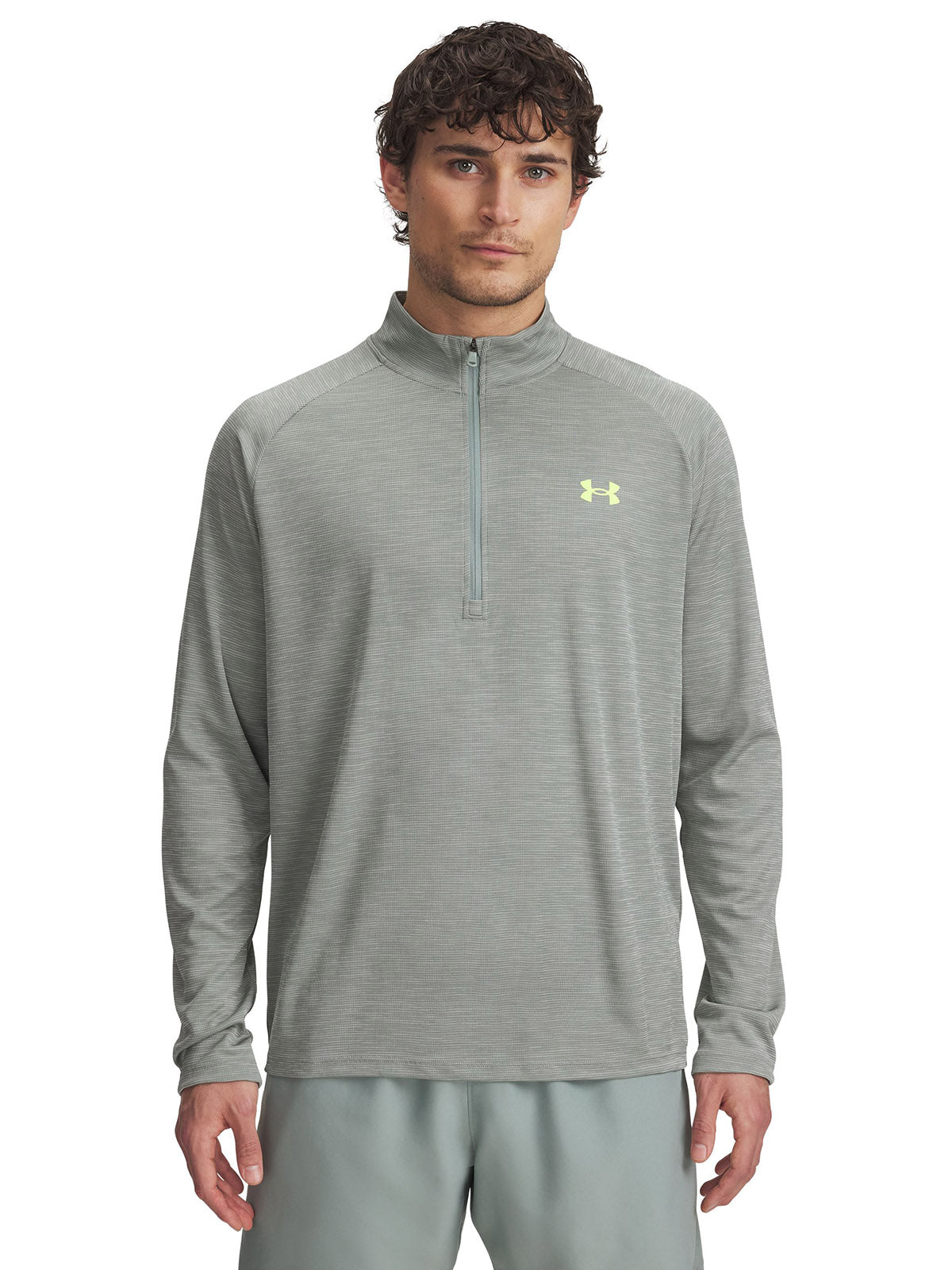 Polerón Under Armour tech ½ cierre verde para hombre