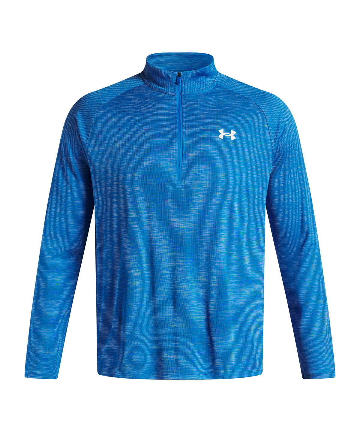Polerón de entrenamiento para hombre Tech Textured ½ Zip azul Under Armour