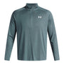 Polerón de entrenamiento para hombre Tech Textured ½ Zip azul Under Armour
