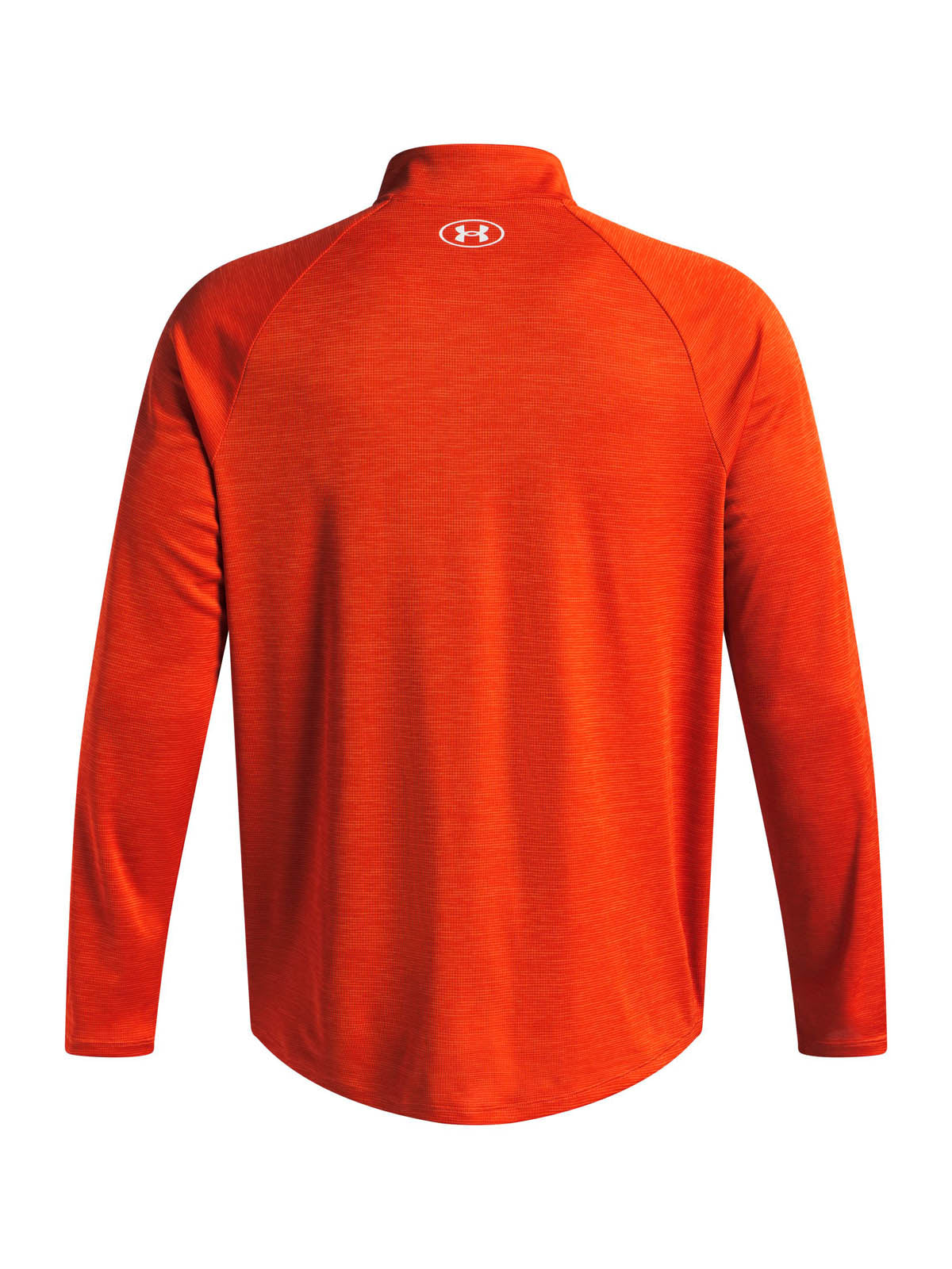 Polerón de entrenamiento para hombre Tech Textured ½ Zip naranjo Under Armour