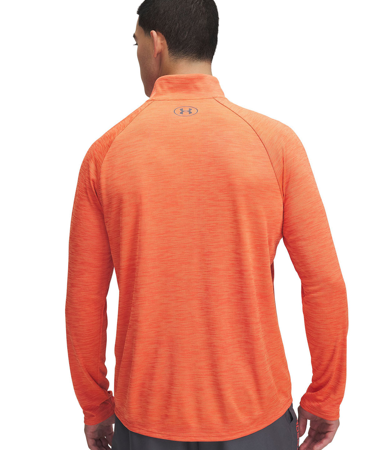 Polerón Under Armour tech ½ cierre naranjo para hombre