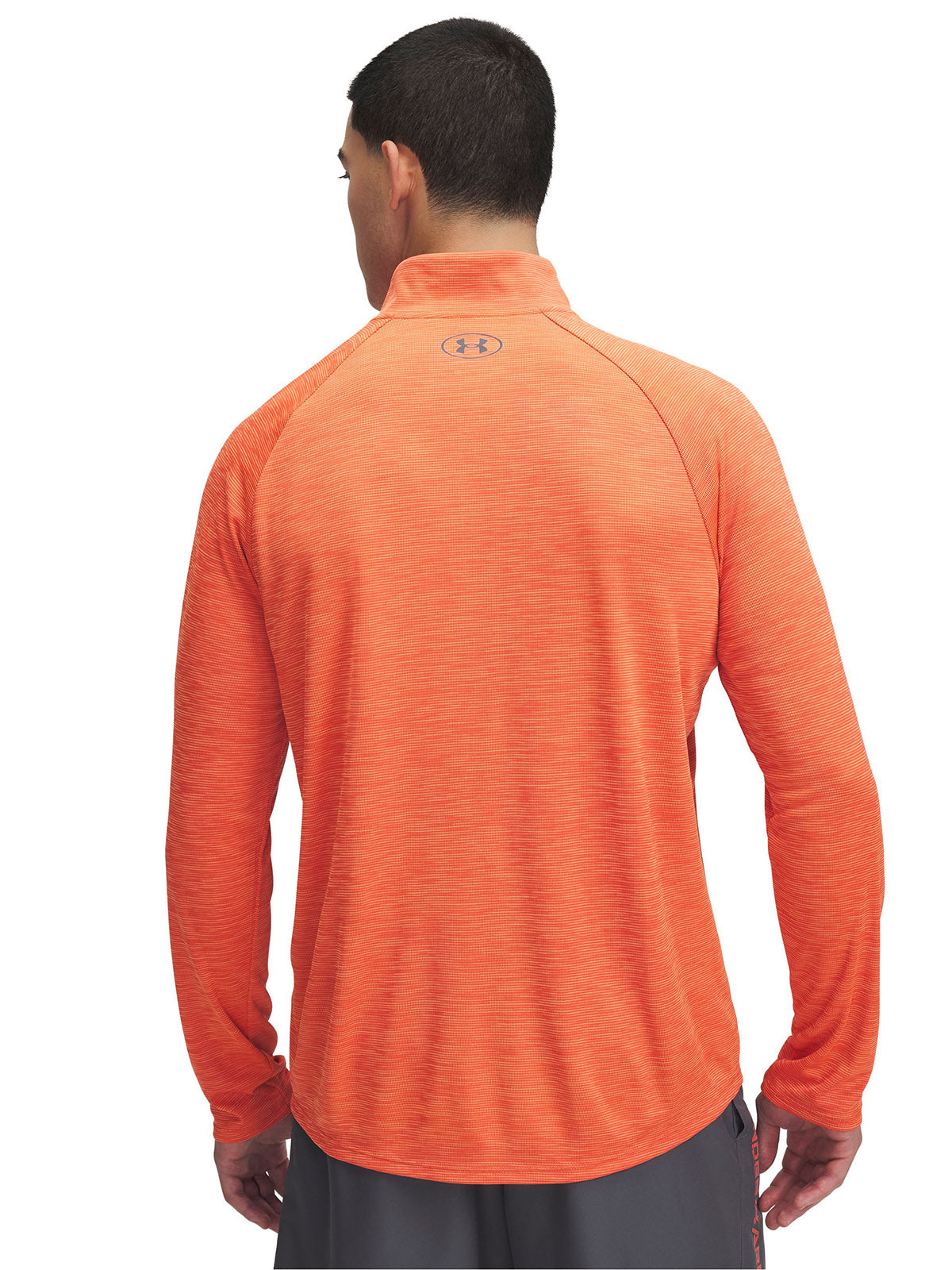 Polerón Under Armour tech ½ cierre naranjo para hombre