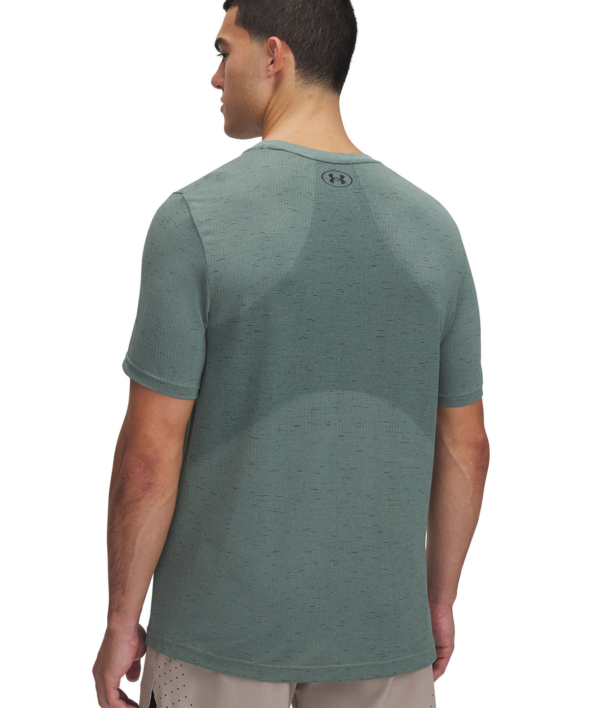 Polera manga corta Under Armour vanish seamless verde para hombre