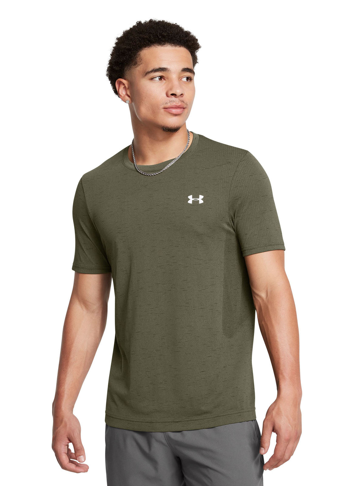Polera manga corta seamless UA Vanish para hombre
